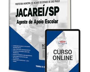 Apostila Concurso Prefeitura Jacareí / SP 2023, Agente de Apoio Escolar