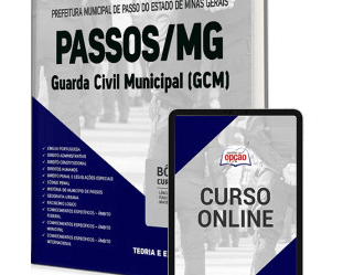 Apostila Concurso Prefeitura Passos / MG 2024, Guarda Civil Municipal