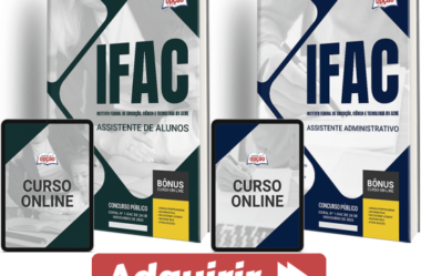 Apostilas Concurso IFAC 2024, Assistente Alunos e Assistente Administração
