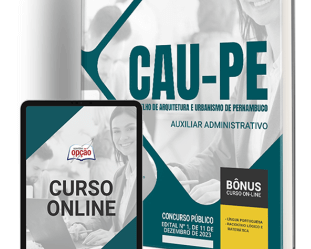 Apostila Concurso Público CAU / PE 2024, Auxiliar Administrativo