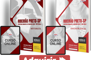 Apostilas Concurso Ribeirão Preto SP 2024, Motorista e Educador Social
