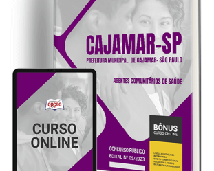 Apostila Concurso Prefeitura Cajamar / SP 2024, Agente Comunitário Saúde