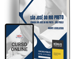 Apostila Concurso Câmara São José Rio Preto / SP 2024, Agente Legislativo