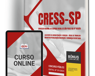 Apostila Concurso CRESS / SP 2024, Assistente Administração e Serviços