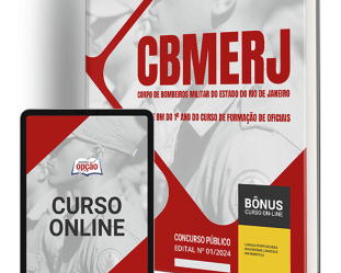 Apostila 2024 Concurso CBMERJ, Cadete BM Curso Formação Oficiais