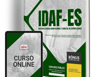 Apostila Concurso IDAF / ES 2024, cargos: Fiscal e Técnico