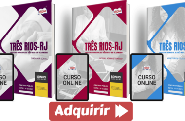 Apostilas Várias Funções Concurso Prefeitura Três Rios / RJ 2024