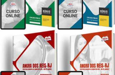 Apostilas Concurso Prefeitura Angra dos Reis / RJ 2024, Vários Empregos