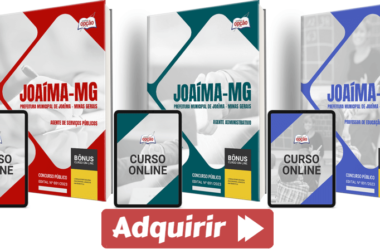 Apostilas Concurso Prefeitura Joaíma / MG 2024, Diversos Cargos