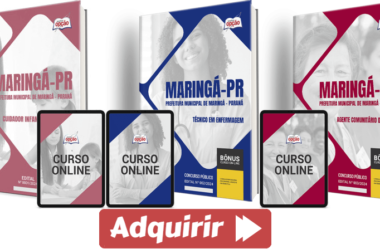 Apostilas Várias Funções Concurso Prefeitura Maringá / PR 2024