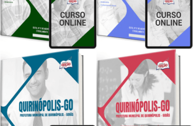 Apostilas Concurso Prefeitura Quirinópolis GO 2024, Várias Funções