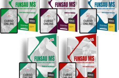 Concurso FUNSAU / MS 2024, Apostilas Diversos Cargos