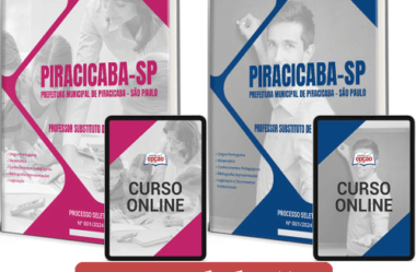 Apostilas Processo Seletivo Piracicaba / SP 2024, Professores Temporários