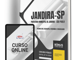 Apostila Concurso Prefeitura Jandira / SP 2024, Guarda Civil Municipal