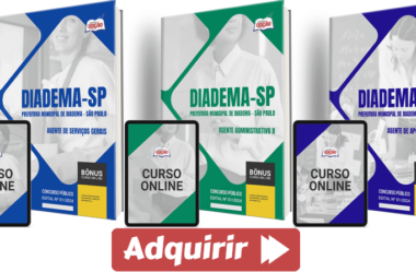 Apostilas Concurso Prefeitura Diadema / SP 2024, Várias Funções