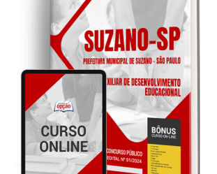 Apostila Concurso Auxiliar Desenvolvimento Educacional de Suzano / SP 2024