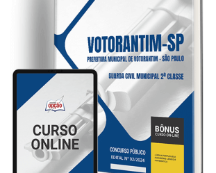 Apostila Concurso Prefeitura Votorantim / SP 2024, Guarda Civil Municipal