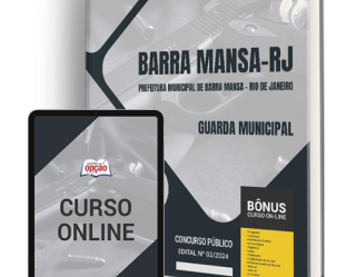 Apostila 2024 Concurso Prefeitura Barra Mansa / RJ, Guarda Municipal