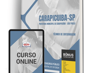 Apostila Concurso Prefeitura Carapicuíba / SP 2024, Técnico Enfermagem