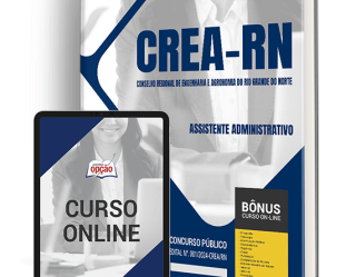 Concurso CREA / RN 2024, Apostila Preparatória Assistente Administrativo