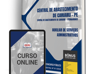 Apostila Concurso CEACA Caruaru / PE 2024, Auxiliar Serviços Administrativos