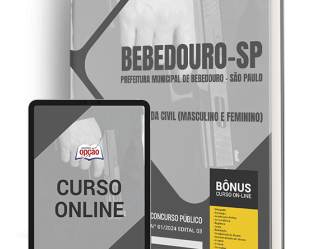 Apostila Concurso Guarda Civil Municipal Prefeitura Bebedouro / SP 2024