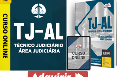 Apostila e Curso Concurso TJ / AL 2024, Técnico Judiciário