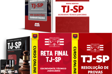 Apostila e Curso Concurso TJ / SP 2024, Escrevente Técnico Judiciário