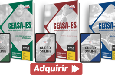 Apostilas Concurso CEASA / ES 2024, Diversos Cargos
