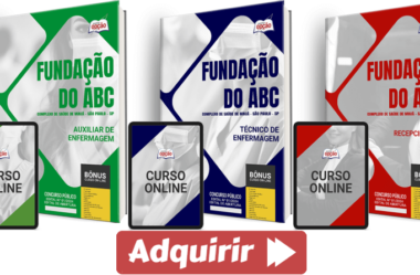 Apostilas Processo Seletivo Fundação ABC Mauá / SP 2024, Vários Cargos