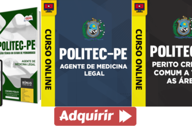 Apostila e Cursos Concurso POLITEC / PE 2024, Agente Medicina e Perito