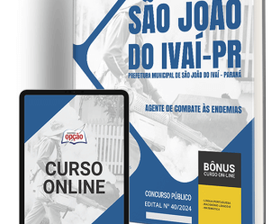 Apostila Concurso Prefeitura São João Ivaí / PR 2024, Agente Endemias