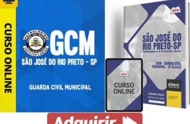 Apostila e Curso Concurso São José Rio Preto SP 2024, Guarda Civil Municipal