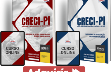 Apostilas Agente Fiscalização e Serviços Administrativos Concurso CRECI / PI 2024