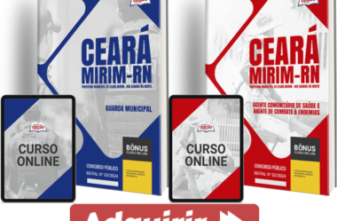 Apostilas Concurso Ceará Mirim / RN 2024, Guarda Municipal e Agentes