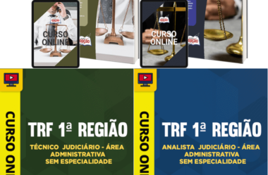 Apostilas e Cursos Concurso 2024 TRF-1, Técnico e Analista Judiciários