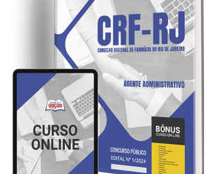 Apostila Concurso CRF / RJ 2024, Agente Administrativo I