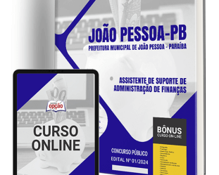 Apostila Concurso Prefeitura João Pessoa / PB 2024, Assistente de Suporte