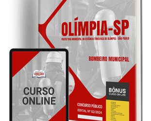 Apostila Bombeiro Municipal Concurso Prefeitura Olímpia / SP – 2024