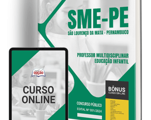 Apostila Concurso SME São Lourenço Mata / PE 2024, Professor Educação Infantil