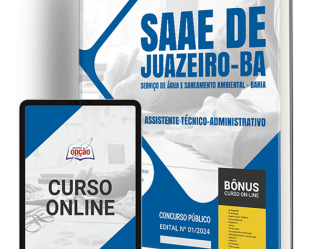 Apostila Concurso SAAE Juazeiro / BA 2024, Assistente Técnico Administrativo