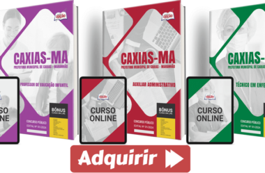 Apostilas Concurso Prefeitura Caxias / MA 2024, Várias Funções