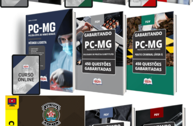 Apostilas e Curso Investigador, Perito, Médico e Delegado Concurso PC / MG 2024