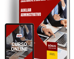 Apostila Auxiliar Administrativo Concurso Câmara Barra Mansa / RJ 2024