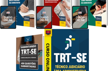 Apostilas e Curso Concurso TRT-20 / SE 2024, Técnico e Analista Judiciários