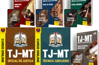 Apostilas e Cursos Concurso TJ / MT 2024, Técnico, Analista e Oficial Justiça