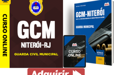 Apostila e Curso Concurso Prefeitura Niterói / RJ 2025, Guarda Civil Municipal