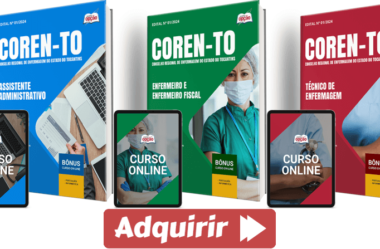 Apostilas Concurso COREN / TO 2025, Várias Funções