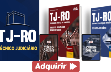 Apostilas e Curso Concurso TJ / RO 2025, Técnico e Analista Judiciários