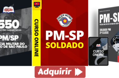 Apostila e Curso Concurso PM SP 2025, Soldado PM 2ª Classe